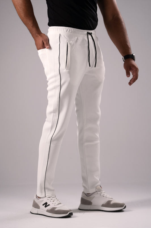 White Nike Track Pants